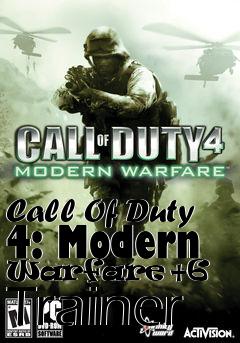 Box art for Call
Of Duty 4: Modern Warfare +6 Trainer