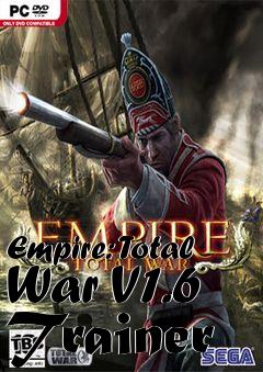 Box art for Empire:
Total War V1.6 Trainer