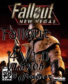 Box art for Fallout
            4 V1.0 - V1.5.205 +20 Trainer