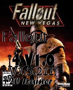 Box art for Fallout
            4 V1.0 - V1.5.211 +20 Trainer