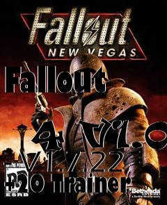 Box art for Fallout
            4 V1.0 - V1.7.22 +20 Trainer