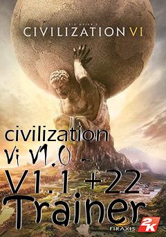 Box art for civilization
Vi V1.0 - V1.1 +22 Trainer