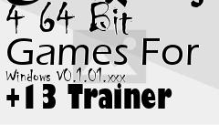 Box art for Dead
Rising 4 64 Bit Games For Windows V0.1.01.xxx +13 Trainer