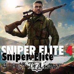 Box art for Sniper
Elite 4 +13 Trainer