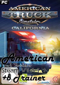 Box art for American
Truck Simulator Steam V1.6.1.3s +6 Trainer