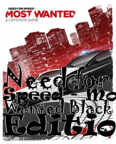 Box art for Need for Speed - Most Wanted Black Edition