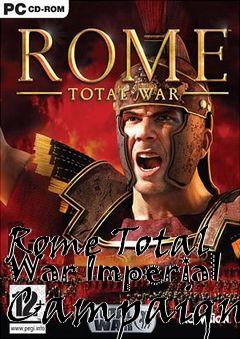 Box art for Rome Total War Imperial Campaign