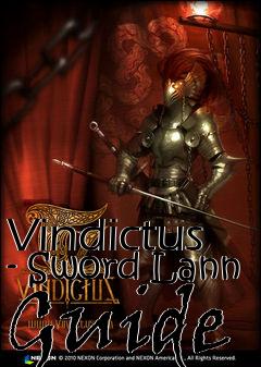 Box art for Vindictus - Sword Lann Guide