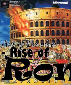 Box art for Age of Empires - Rise of Rome