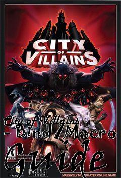 Box art for City of Villains - Bind/Macro Guide
