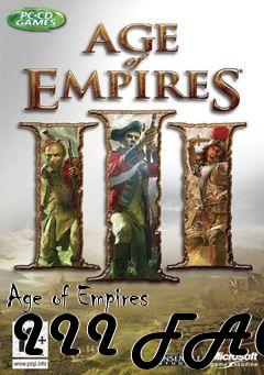 Box art for Age of Empires III FAQ
