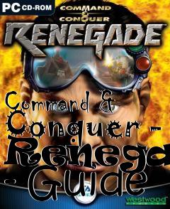 Box art for Command & Conquer - Renegade - Guide