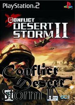 Box art for Conflict - Desert Storm II