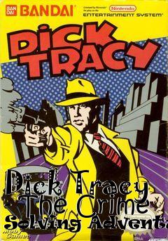 Box art for Dick Tracy - The Crime Solving Adventure