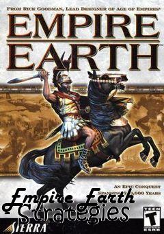 Box art for Empire Earth - Strategies