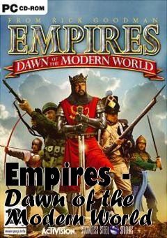 Box art for Empires - Dawn of the Modern World