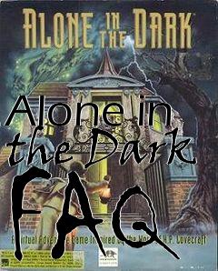 Box art for Alone in the Dark FAQ