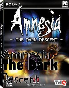 Box art for Amnesia - The Dark Descent