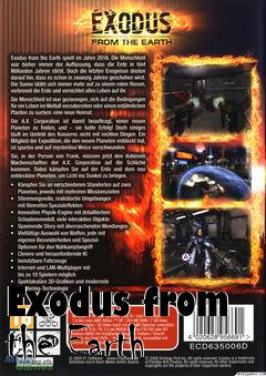 Box art for Exodus from the Earth