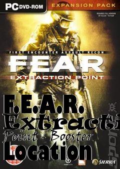 Box art for F.E.A.R. Extraction Point - Booster Location