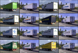 Euro Truck Simulator 2 Trailer Pack with Realistic Texture v.2.0 mod screenshot