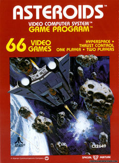 Box art for Asteroids