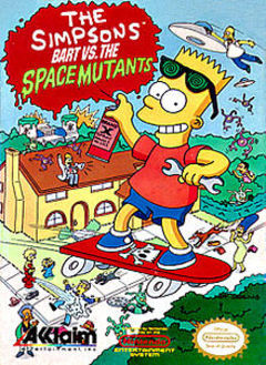 Box art for Bart vs. the Space Mutants