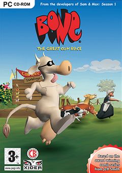 Box art for Bone: The Great Cow Race