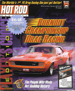 Box art for Burnout - Championship Drag Racing Players Choice Edition