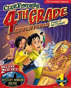 Box art for ClueFinders 4th Grade Adventures - The Puzzle Of The Pyramid