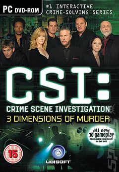 box art for CSI: 3 Dimensions of Murder