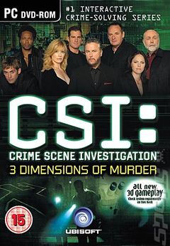 Box art for CSI: 3 Dimensions of Murder