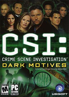 Box art for CSI: Dark Motives