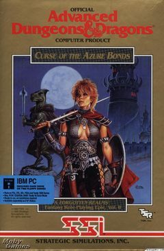 Box art for Curse of the Azure Bonds