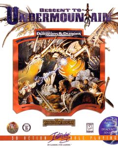 Box art for Descent to Undermountain