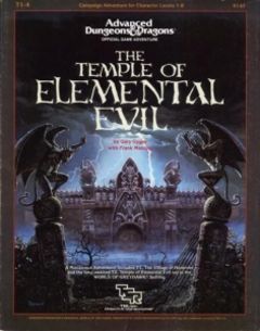 Box art for Dungeons and Dragons The Temple of Elemental Evil