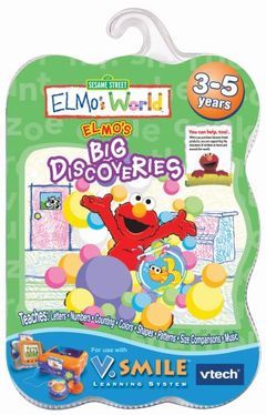 Box art for Elmos World - Elmos Big Discoveries