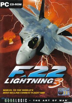 Box art for F-22 Lightning 3