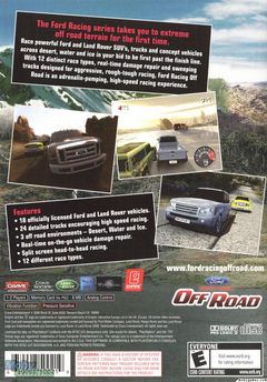 Box art for Ford Racing Off Road