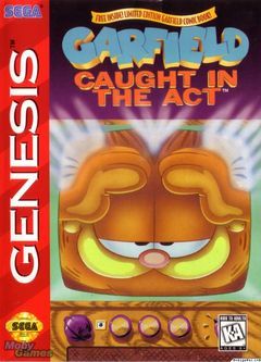Box art for Garfield - Caught In The Act