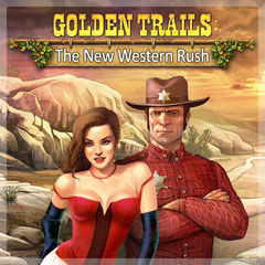 Box art for Golden Trails The New Western Rush