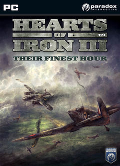 Box art for Hearts Of Iron 3 Their Finest Hour