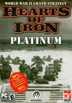 Box art for Hearts of Iron - Platinum