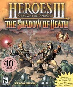 Box art for Heroes of Might & Magic 3 - The Shadow of Death