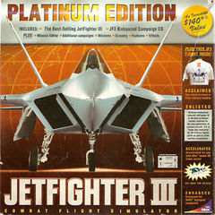 Box art for Jetfighter 3 - Platinum Edition