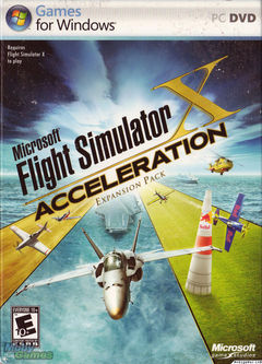 Box art for Microsoft Flight Simulator X Acceleration