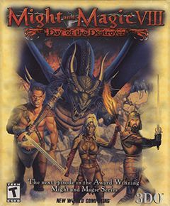 Box art for Might & Magic 8 - Day of the Destroyer