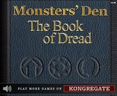 Box art for Monsters Den - The Book of Dread