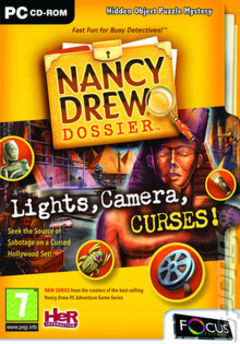 Box art for Nancy Drew Dossier: Lights, Camera, Curses!