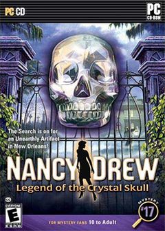 Box art for Nancy Drew: The Legend of the Crystal Skull